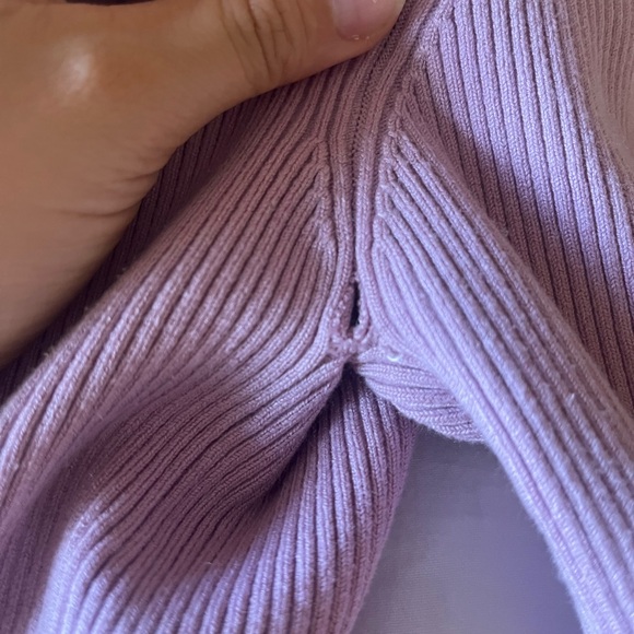 ZARA dusty rose color short cardigan small - Picture 4 of 5